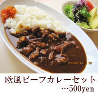 欧風ビーフカレーセット